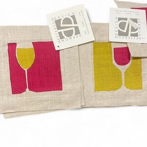 Dermont Peterson Linen Napkins – Set of 4 NWT